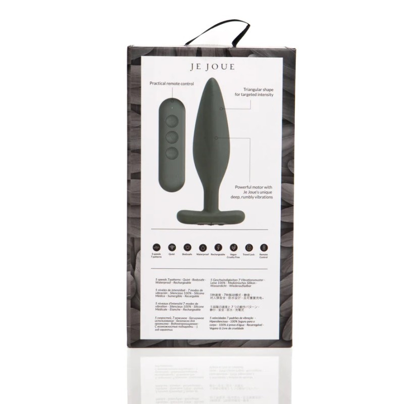 Je Joue Egon Vibro Butt Plug - Black