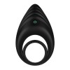 Nexus Enhance Vibro Ring w Ball Stretcher - Black