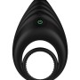 Nexus Enhance Vibro Ring w Ball Stretcher - Black