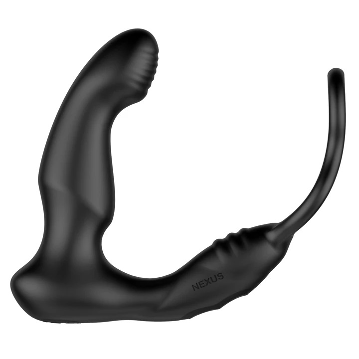 Nexus Simul8 Wave Prostate Massager w Ring - Black