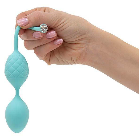Pillow Talk Frisky Kegel Balls - Teal