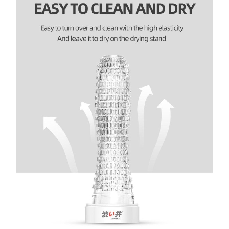 Drywell Flower City Square Sleeve - Clear