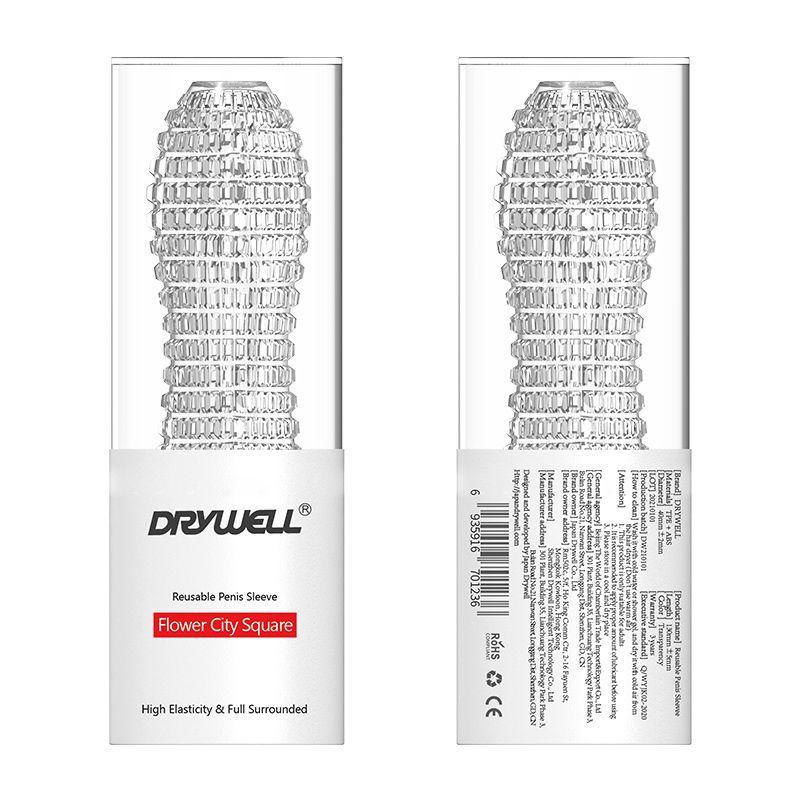 Drywell Flower City Square Sleeve - Clear