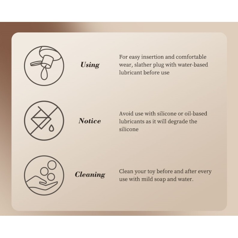 Drywell Liz Silicone Anal Plug - Black