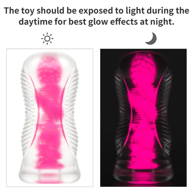 Lovetoy 6" Lumino Play Masturbator - Pink