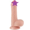 Lovetoy 7" Sliding Skin Dildo - Flesh