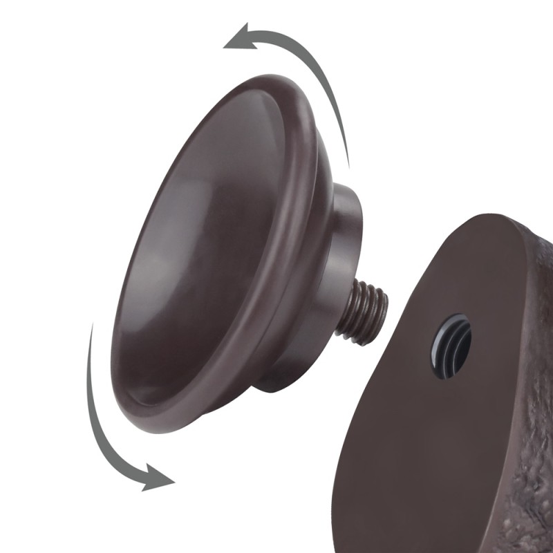 Lovetoy 7.5" Curved Sliding Skin Dildo - Flesh