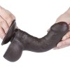 Lovetoy 7" Sliding Skin Dildo - Brown