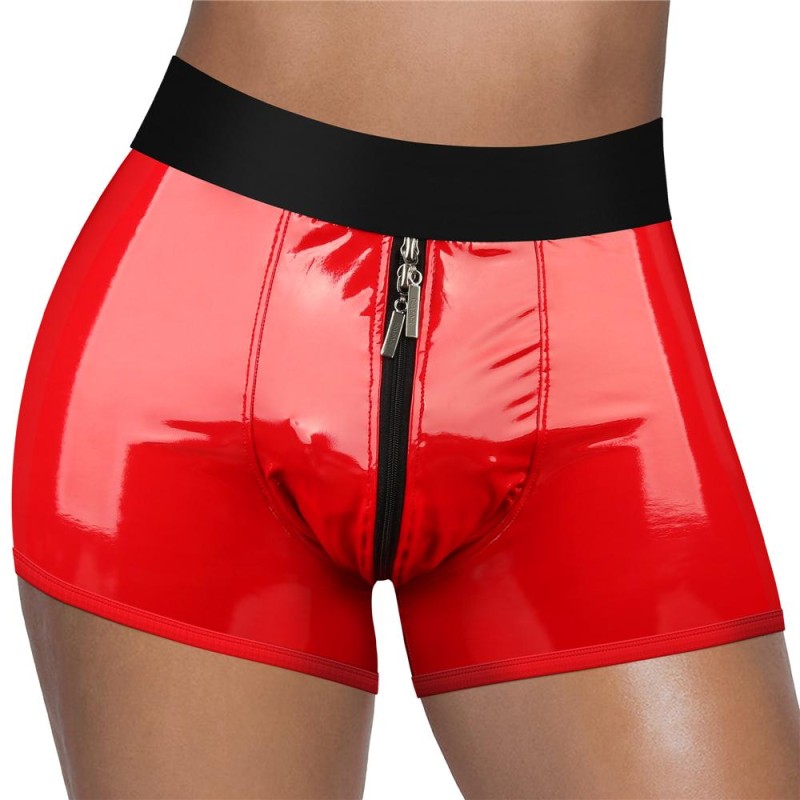 Lovetoy Chic Strap-On Shorts - Red - S/M