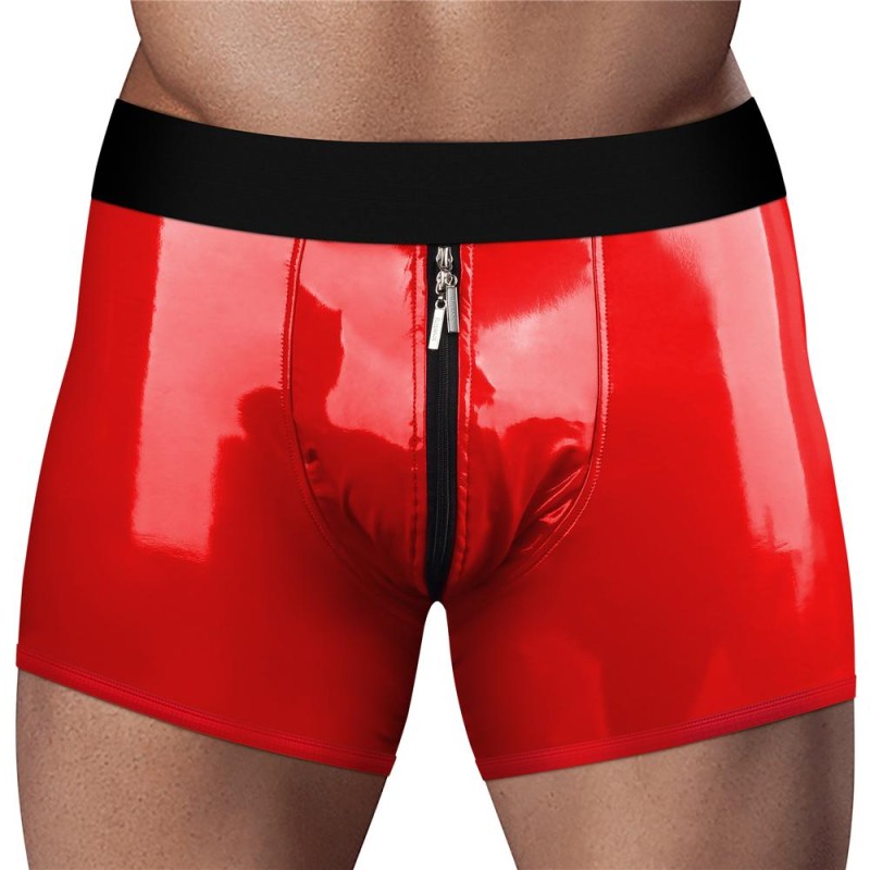 Lovetoy Chic Strap-On Shorts - Red - S/M