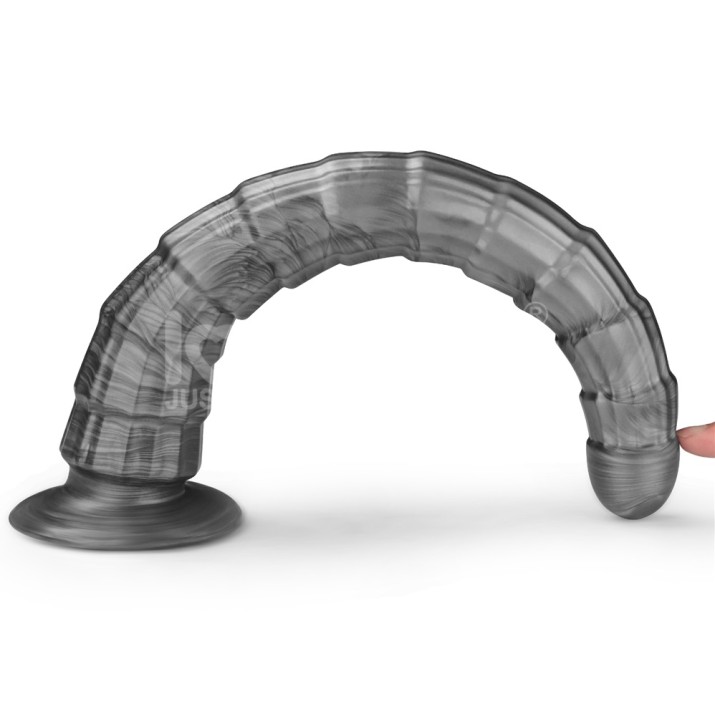 Lovetoy 14.5" King Sized Vibrax Slider - Grey