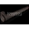 Lovetoy 16" Dual Layered King Sized Cock - Black