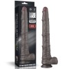 Lovetoy 16" Dual Layered King Sized Cock - Black