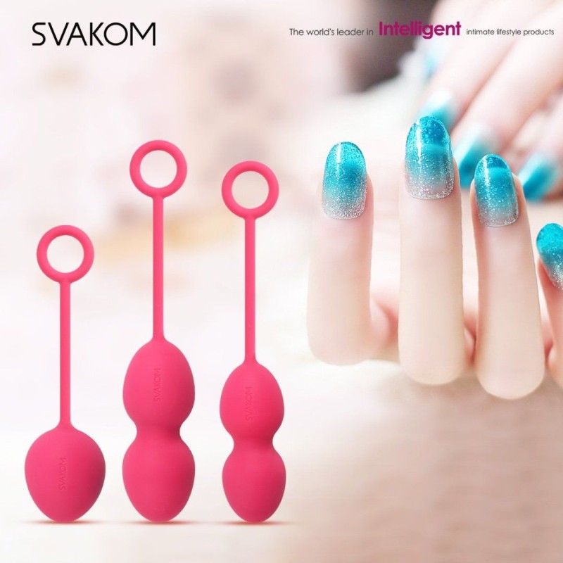SVAKOM Nova Kegel Balls - Plum Red