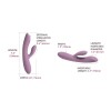 SVAKOM Trysta Neo Interactive Rabbit Vibrator - Romantic Rose