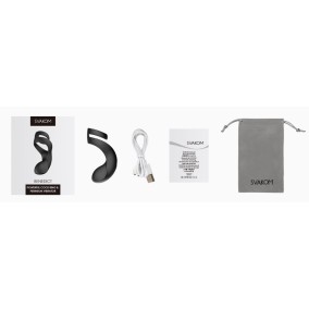 SVAKOM Benedict Double Ring Perineum Stimulator - Black