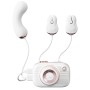 SVAKOM Miss Alberta Camera APP Suction Massager w Nipple Clips - White