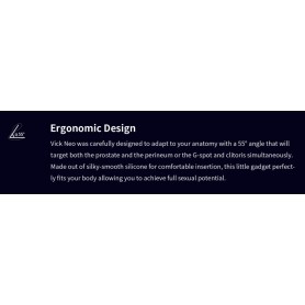 SVAKOM Vick Neo Interactive Prostate Vibrator - Black