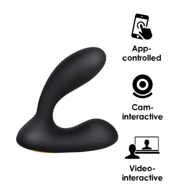 SVAKOM Vick Neo Interactive Prostate Vibrator - Black
