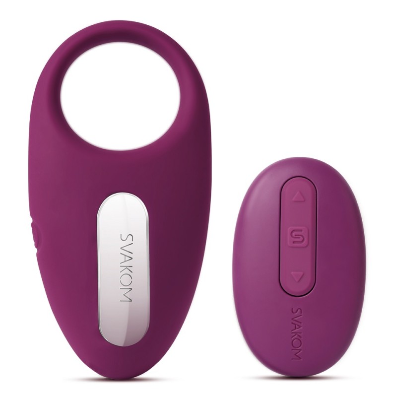 SVAKOM Winni Remote Control Vibro Ring - Violet