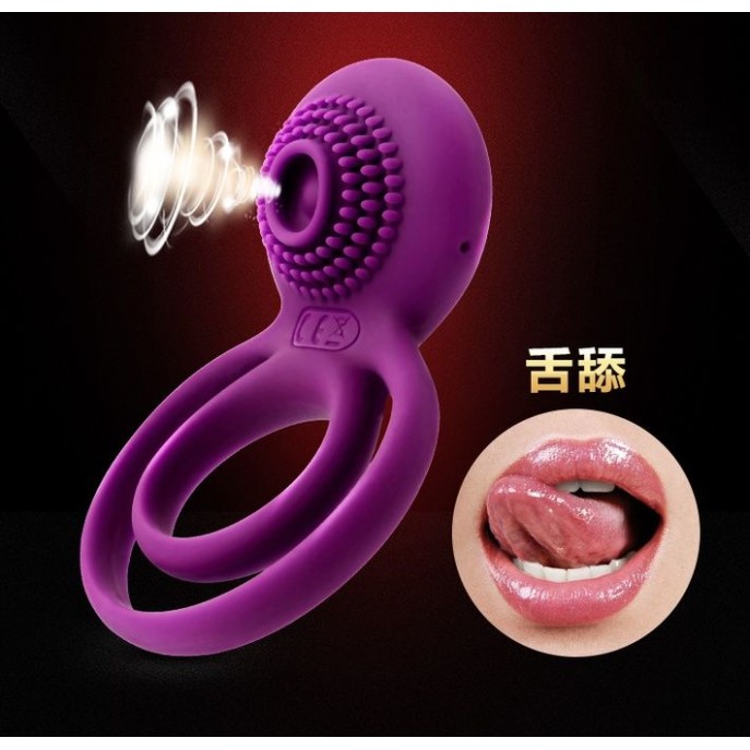 SVAKOM Tammy Double Vibro Ring - Violet