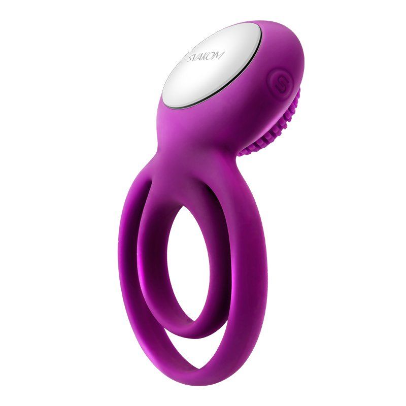 SVAKOM Tammy Double Vibro Ring - Violet