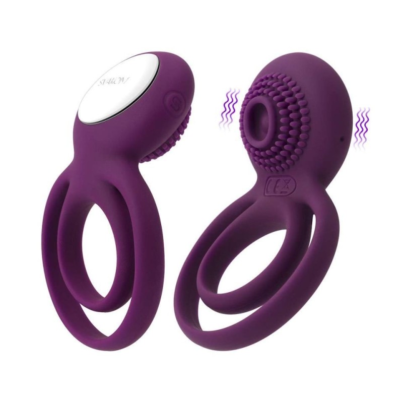 SVAKOM Tammy Double Vibro Ring - Violet