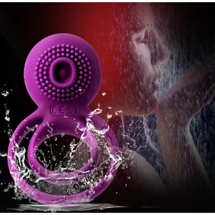 SVAKOM Tammy Double Vibro Ring - Violet