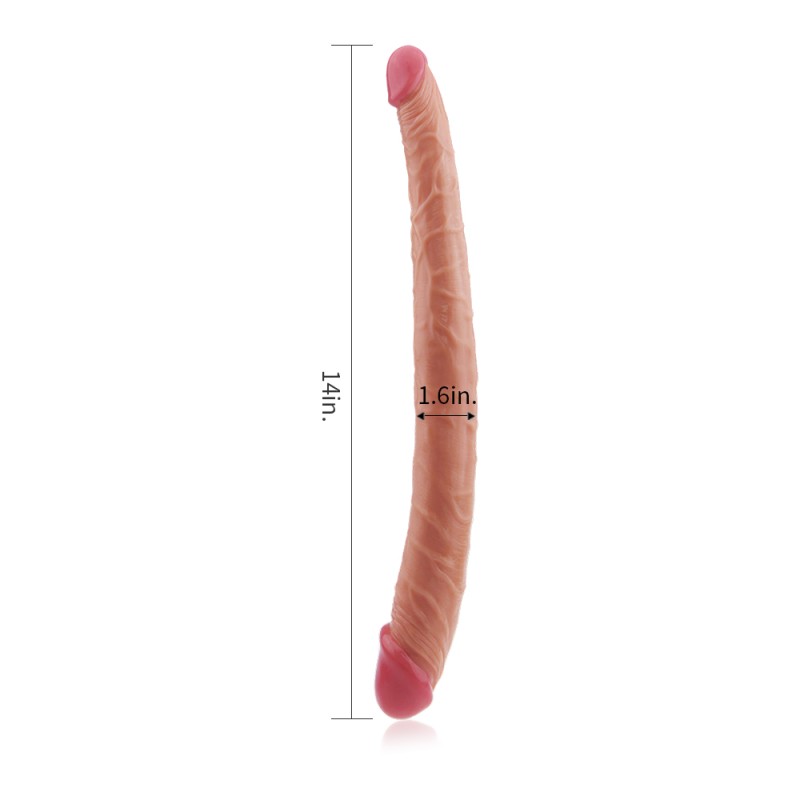 Lovetoy King Size Ladykiller Double Dildo - Skin