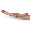 Lovetoy King Size Ladykiller Double Dildo - Skin