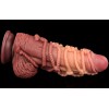 Lovetoy 9.5" Dual Layered Cock w Rope