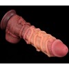 Lovetoy 9.5" Dual Layered Cock w Rope