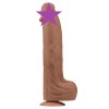 Lovetoy 14" Sliding Skin Dildo - Flesh