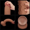 Lovetoy 14" Sliding Skin Dildo - Flesh