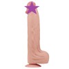 Lovetoy 14" Sliding Skin Dildo - Flesh