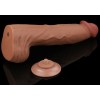 Lovetoy 14" Sliding Skin Dildo - Flesh