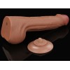 Lovetoy 11.5" Sliding Skin Dildo - Brown