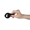 Lovetoy Ultra Soft Double Cock Ring - Black