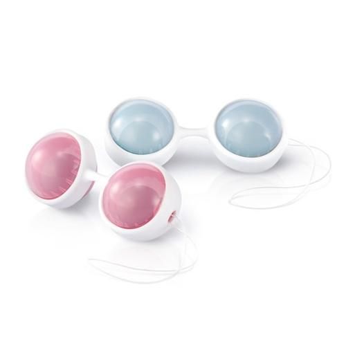 Lelo Luna Mini Kegel Balls - Petal Pink/Powder Blue