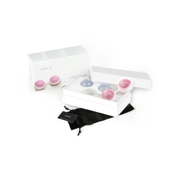 Lelo Luna Mini Kegel Balls - Petal Pink/Powder Blue