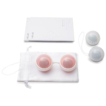 Lelo Luna Mini Kegel Balls - Petal Pink/Powder Blue
