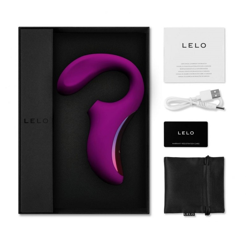Lelo Enigma Cruise Clitoral Stimulator - Deep Rose