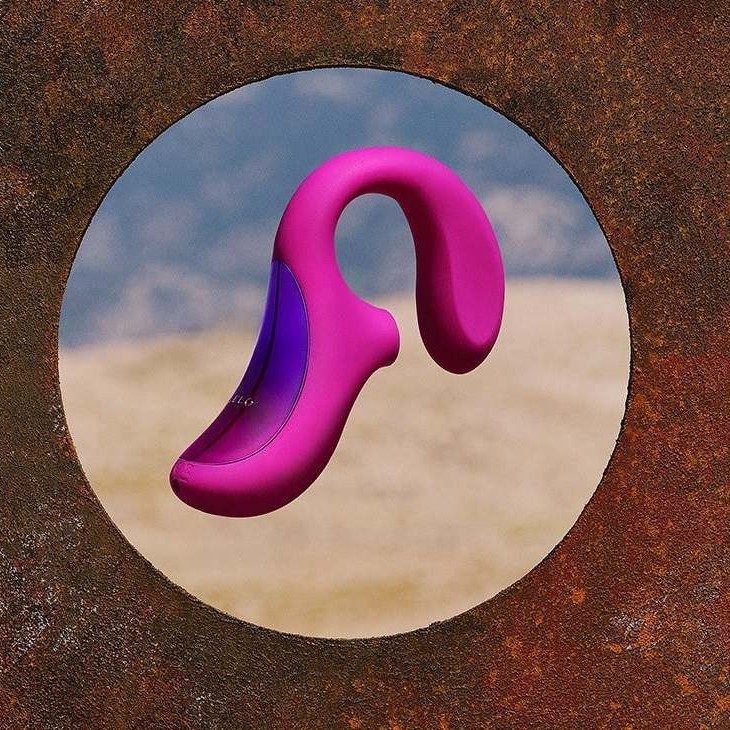 Lelo Enigma Cruise Clitoral Stimulator - Deep Rose