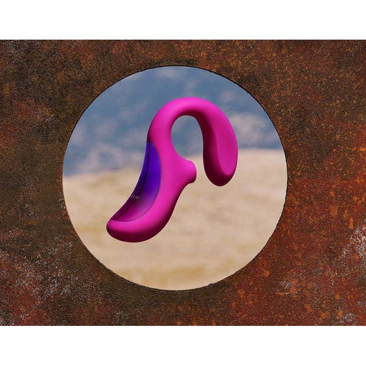 Lelo Enigma Cruise Clitoral Stimulator - Deep Rose