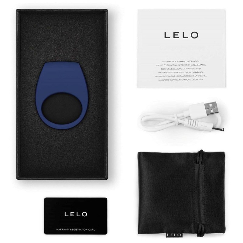 Lelo Tor 3 APP Ring - Base Blue