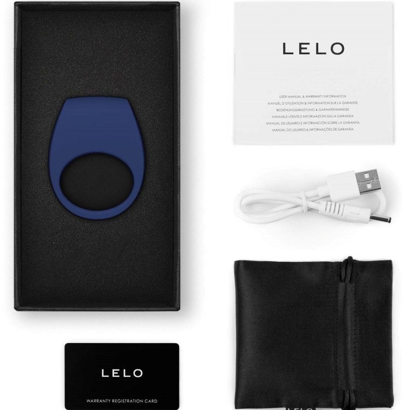 Lelo Tor 3 APP Ring - Base Blue