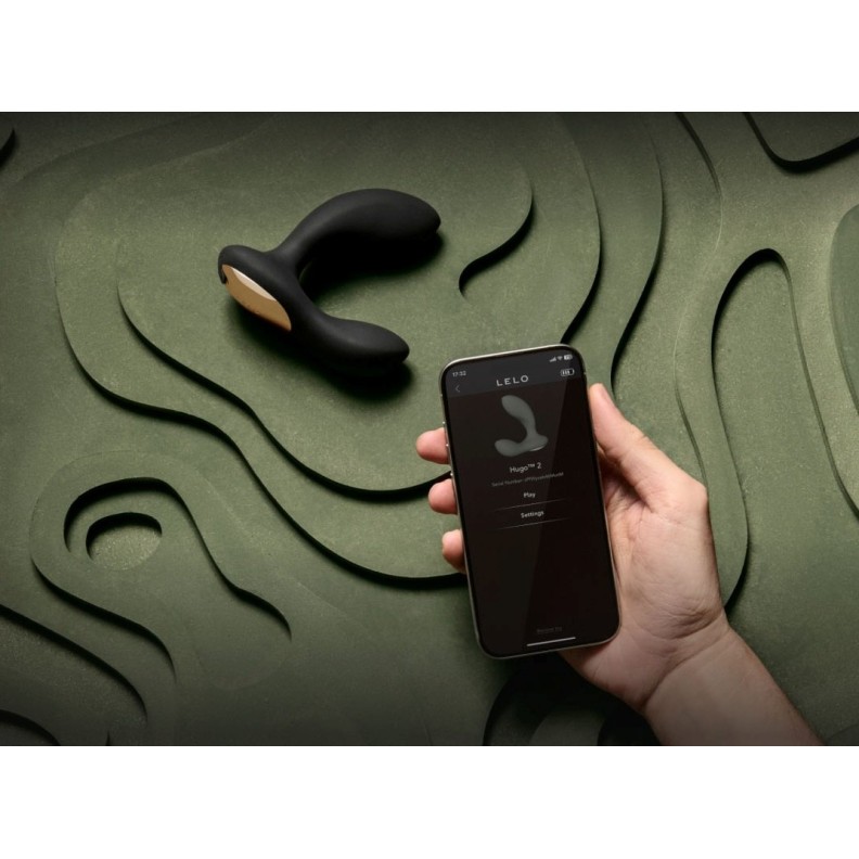 Lelo Hugo 2 APP Prostate Massager - Black