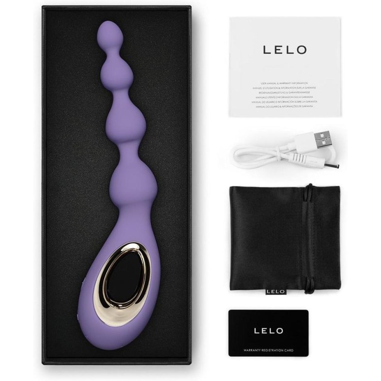Lelo Soraya Anal Beads - Violet Dusk