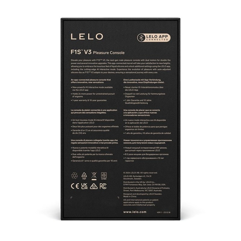 Lelo F1S V3 APP Sonic Pulse Masturbator - Teal