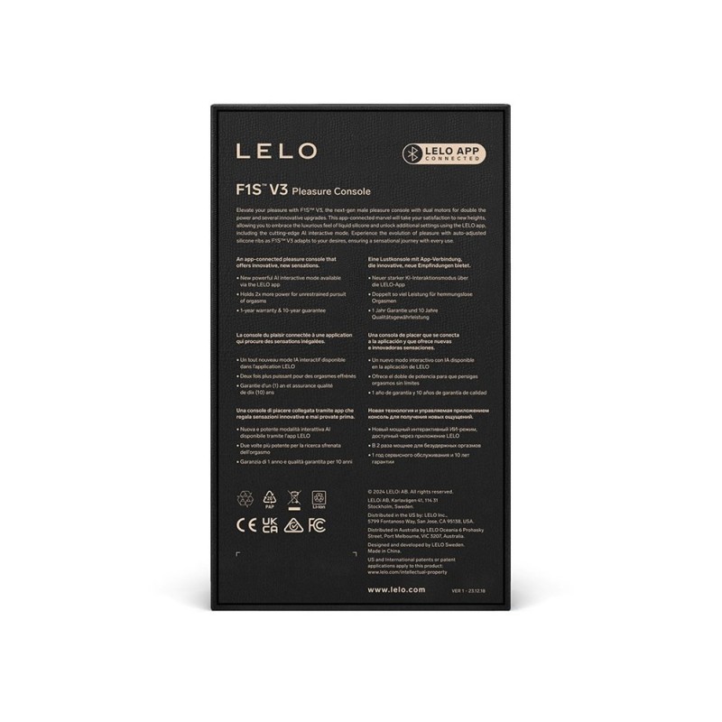 Lelo F1S V3 APP Sonic Pulse Masturbator - Teal